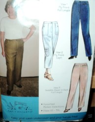 PLENTY OF SAF-T-POCKETS PANTS LENGTHS PATTERN XS-3XL 23-47''W